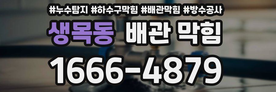 생목동 배관 막힘