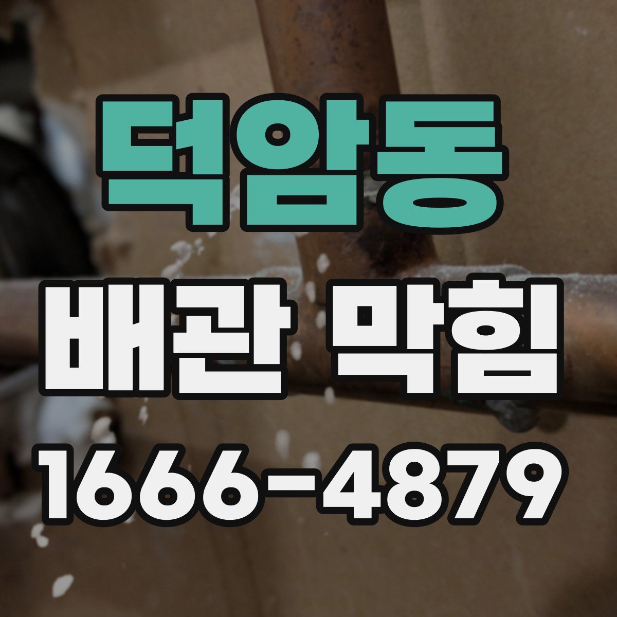 덕암동 배관 막힘