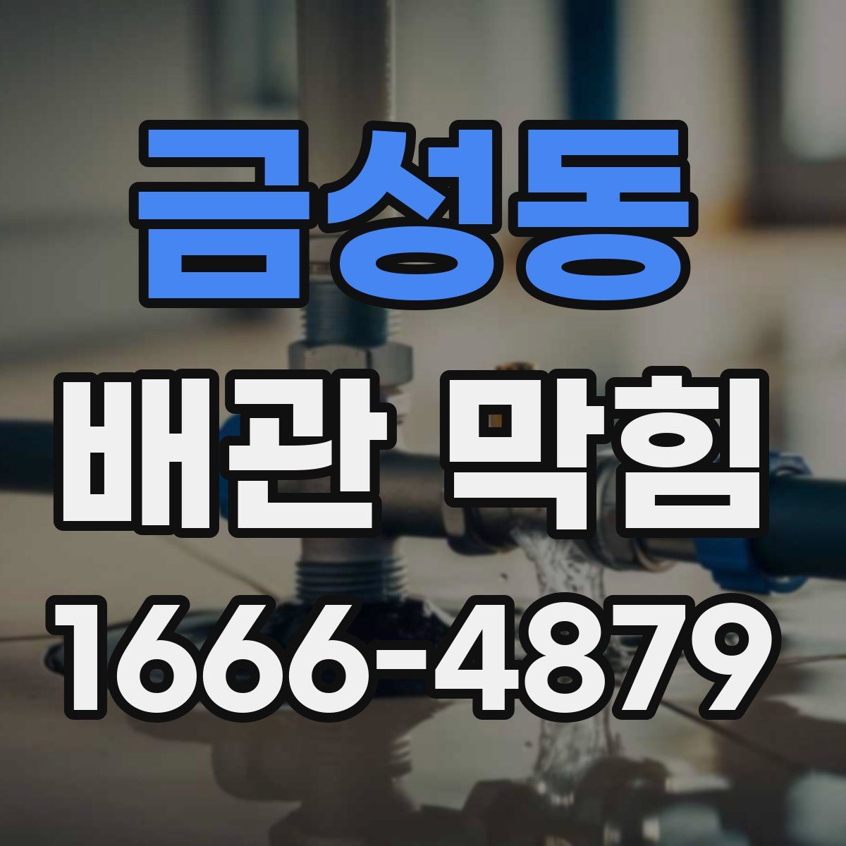 금성동 배관 막힘