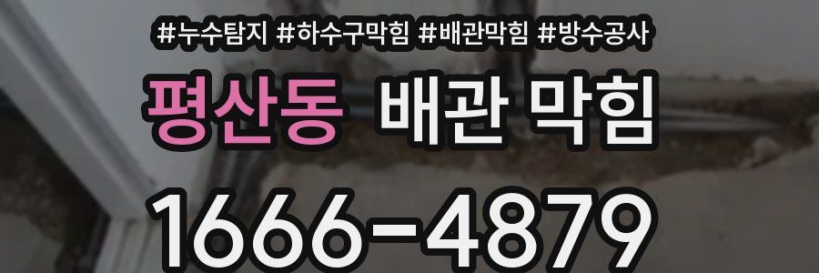 평산동 배관 막힘