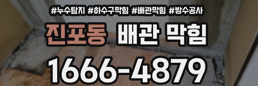 진포동 배관 막힘