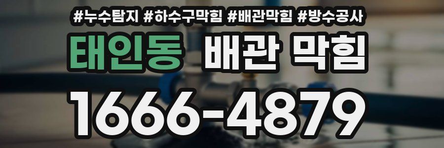 태인동 배관 막힘