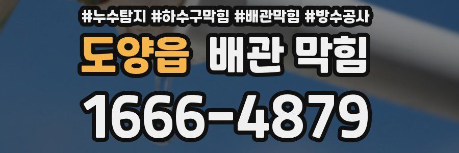 도양읍 배관 막힘