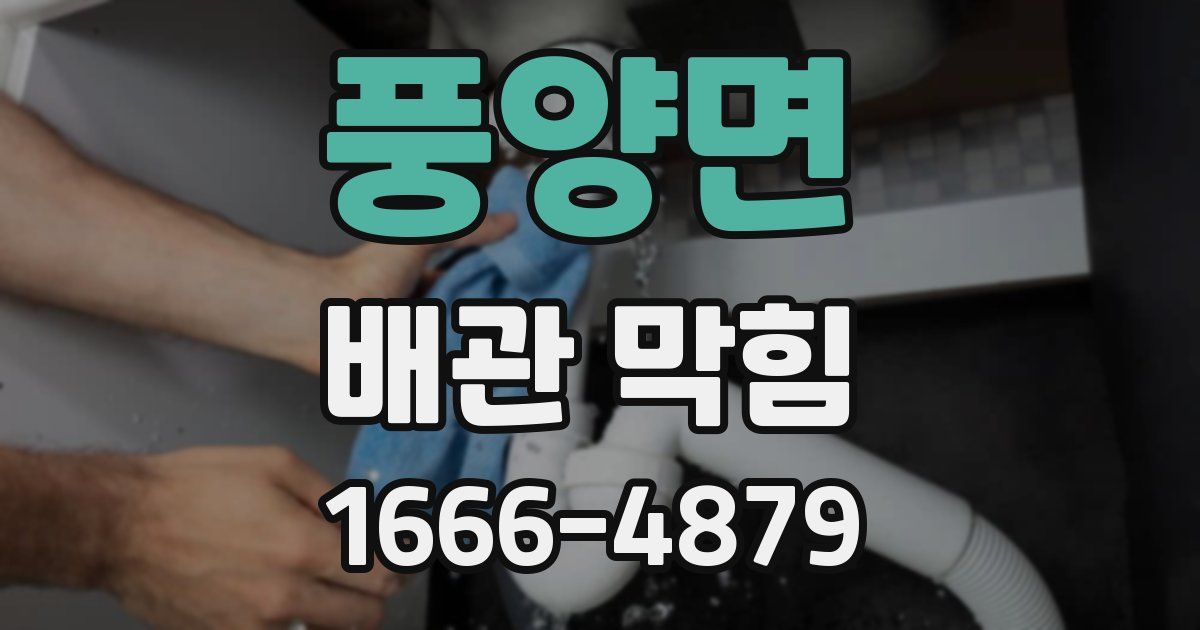 풍양면 배관 막힘