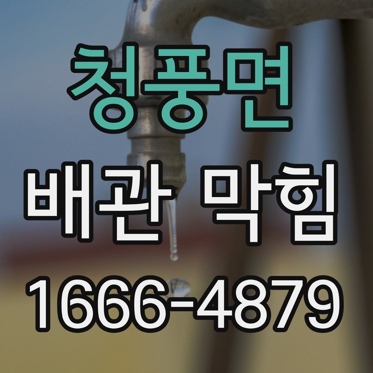 청풍면 배관 막힘