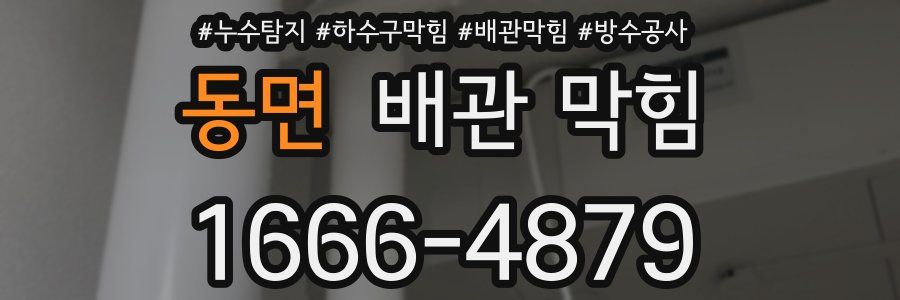 동면 배관 막힘