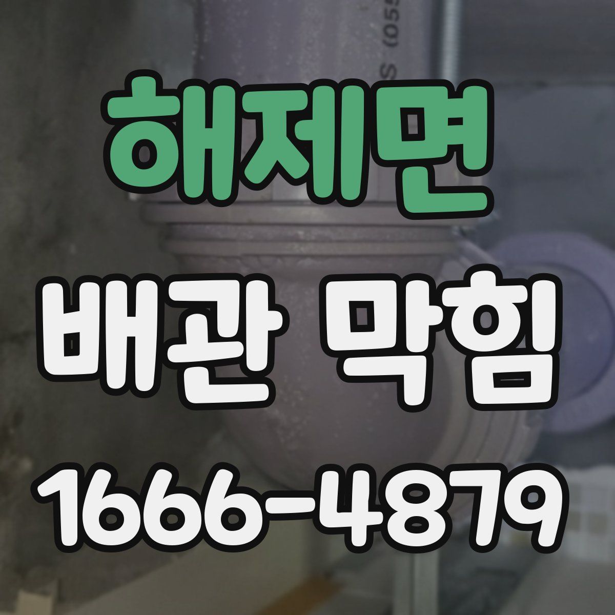 해제면 배관 막힘