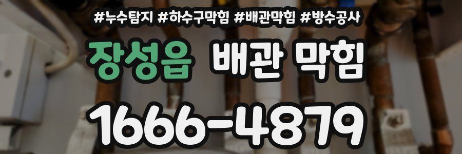 장성읍 배관 막힘