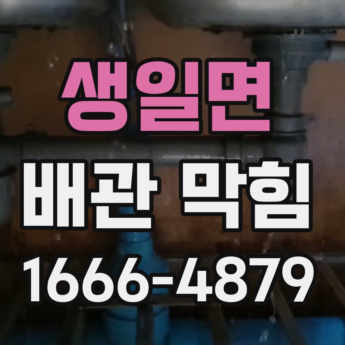 생일면 배관 막힘