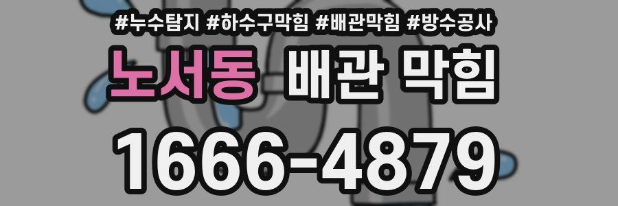 노서동 배관 막힘