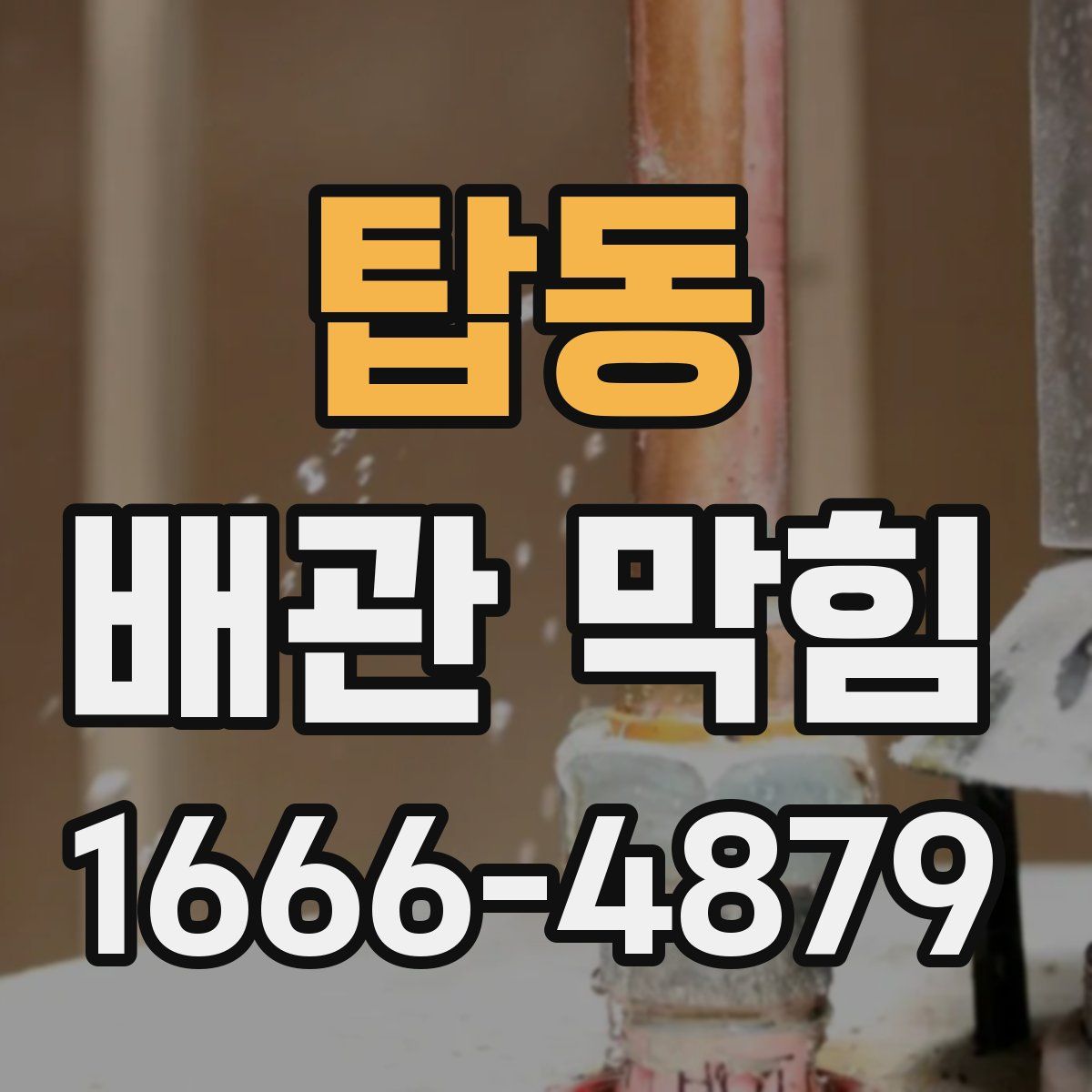 탑동 배관 막힘