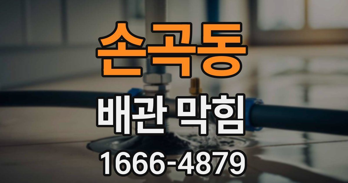 손곡동 배관 막힘