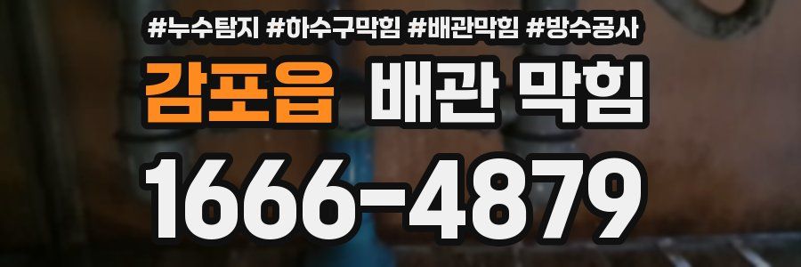감포읍 배관 막힘