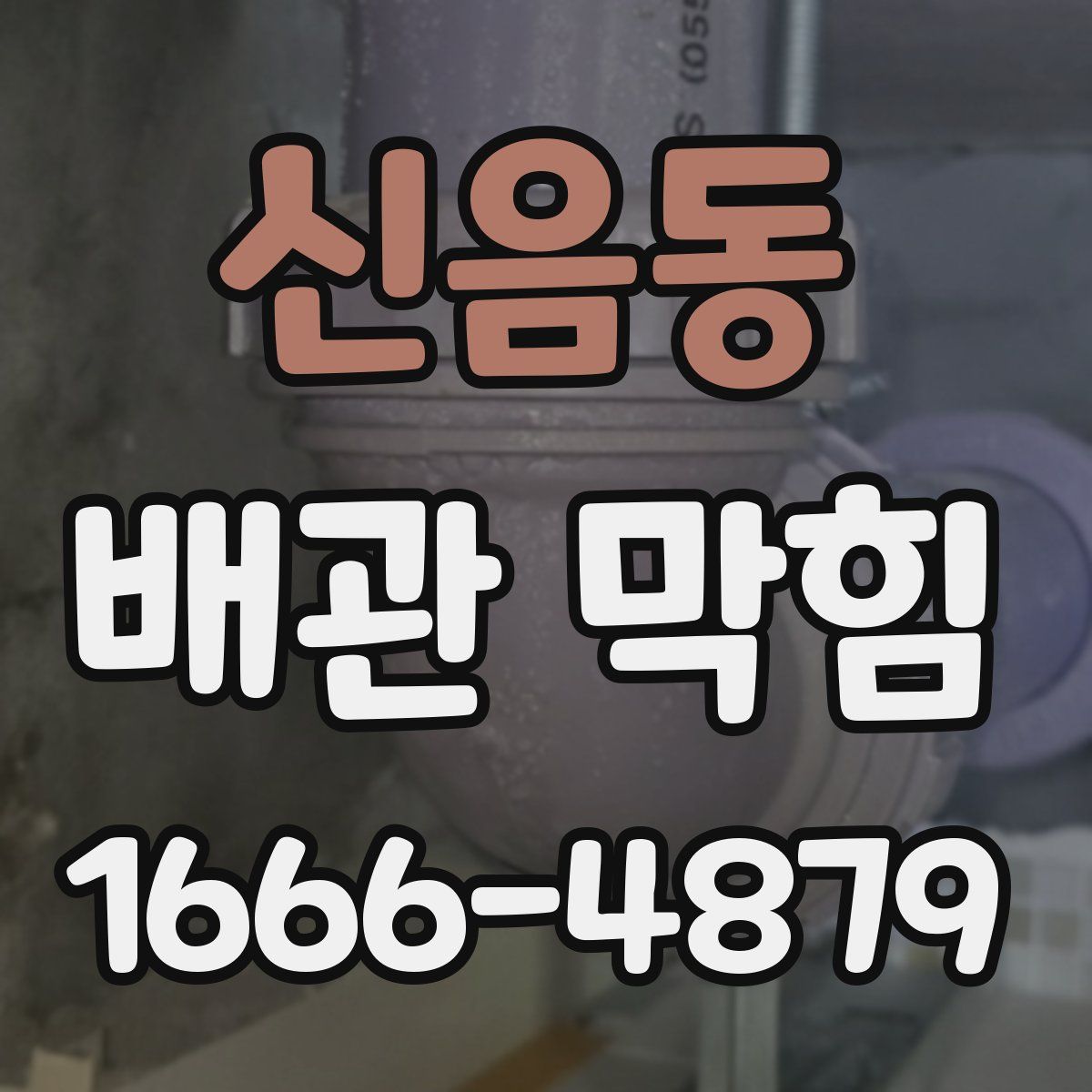 신음동 배관 막힘