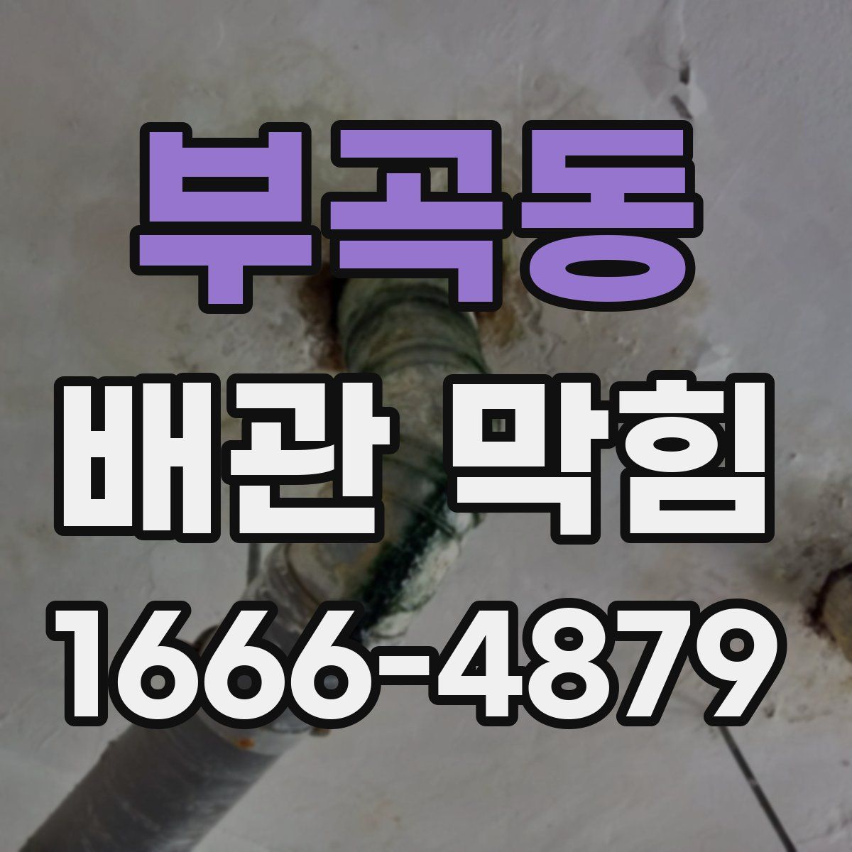 부곡동 배관 막힘