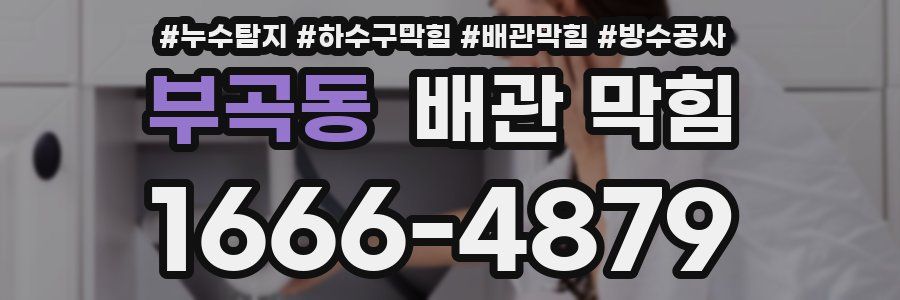 부곡동 배관 막힘