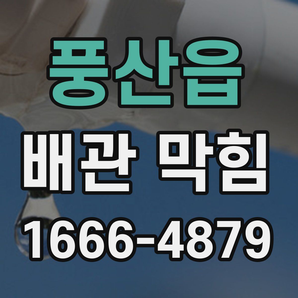 풍산읍 배관 막힘