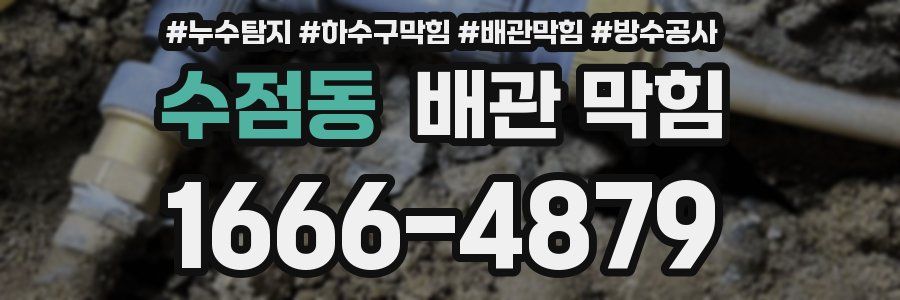 수점동 배관 막힘