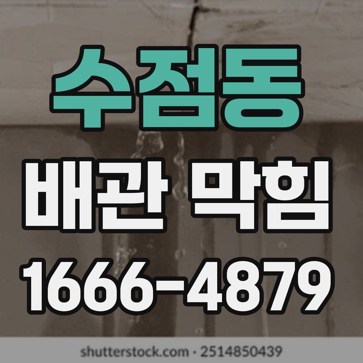 수점동 배관 막힘