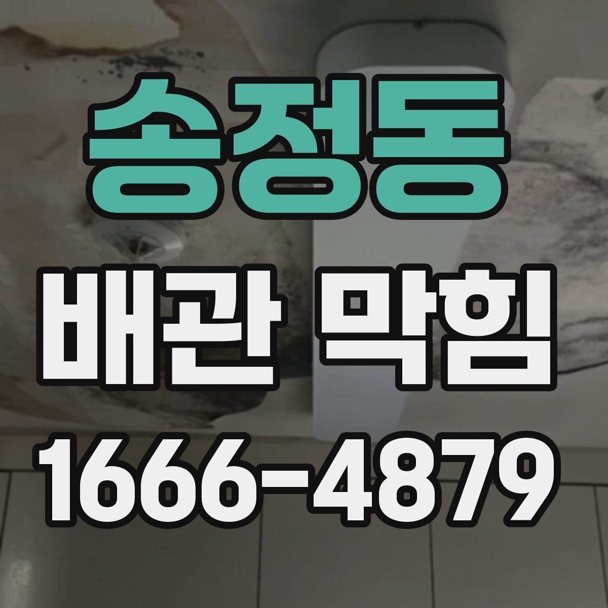 송정동 배관 막힘