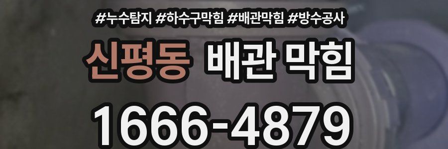 신평동 배관 막힘