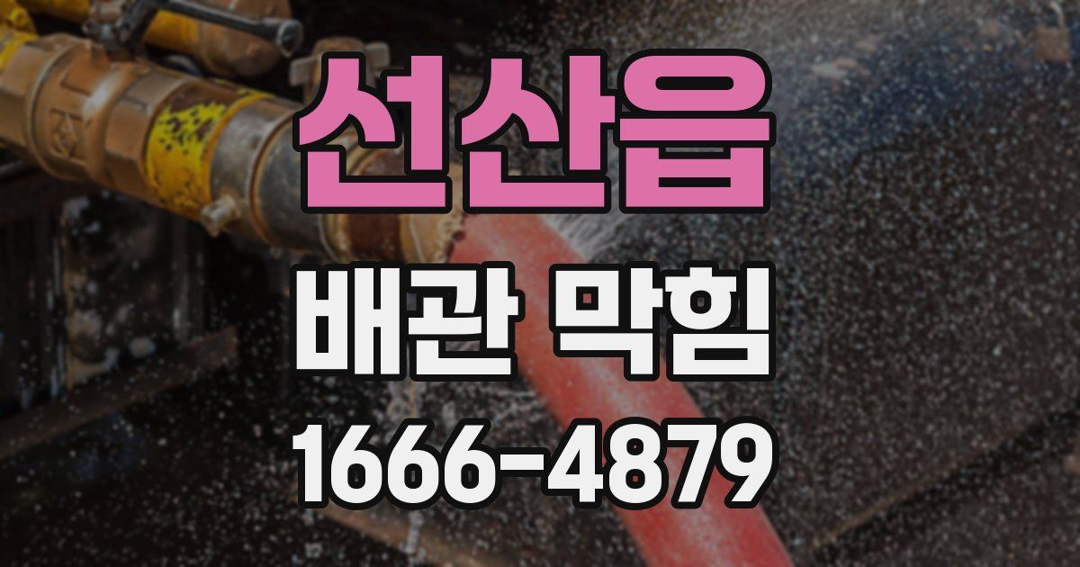 선산읍 배관 막힘