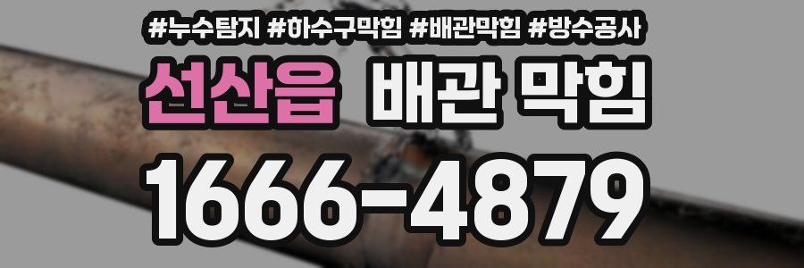 선산읍 배관 막힘