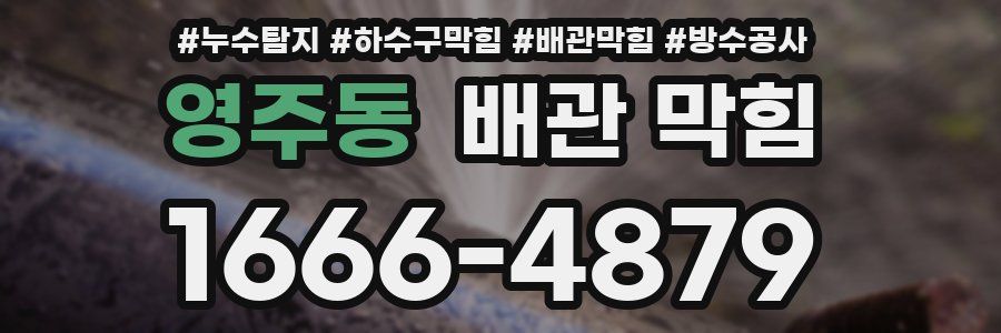 영주동 배관 막힘