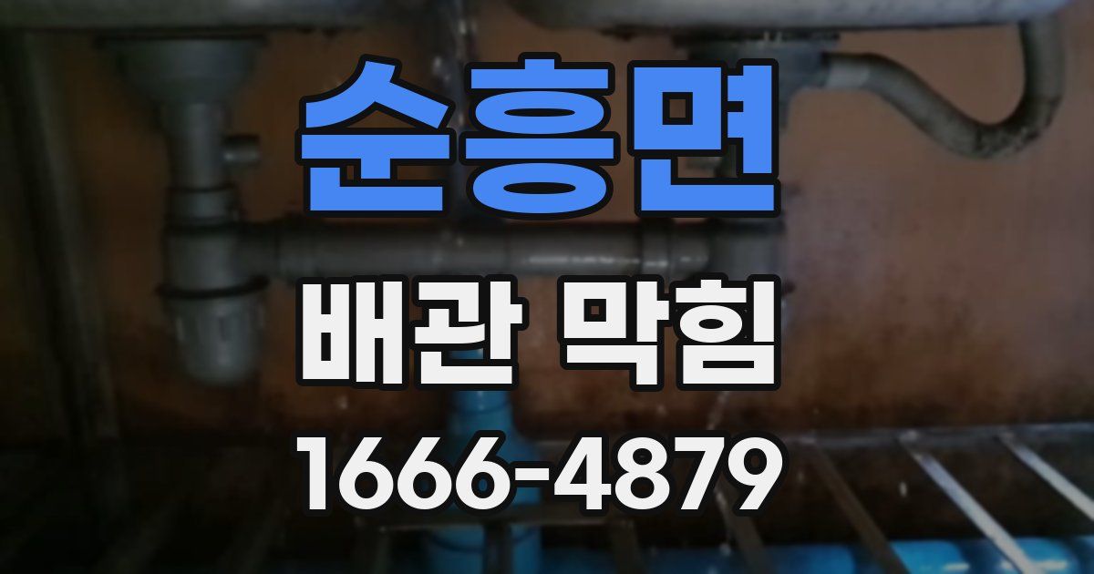 순흥면 배관 막힘