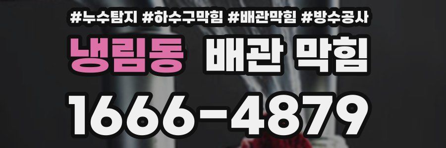 냉림동 배관 막힘