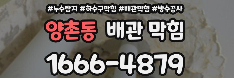 양촌동 배관 막힘