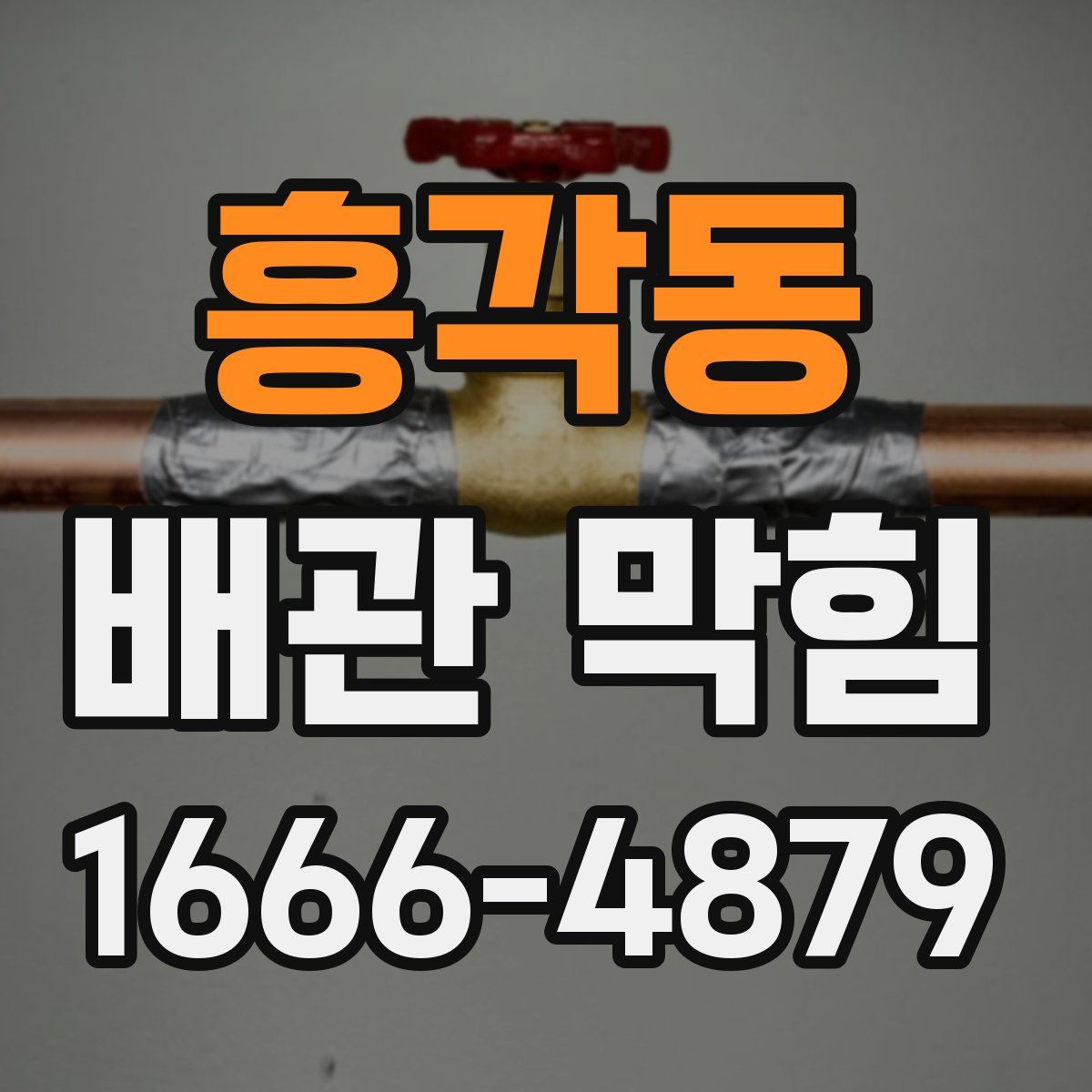 흥각동 배관 막힘