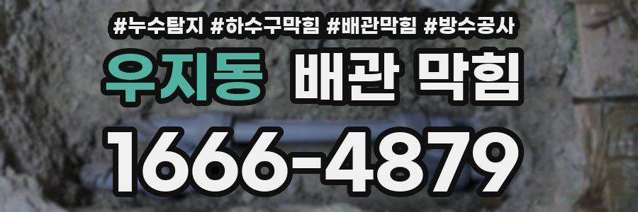 우지동 배관 막힘