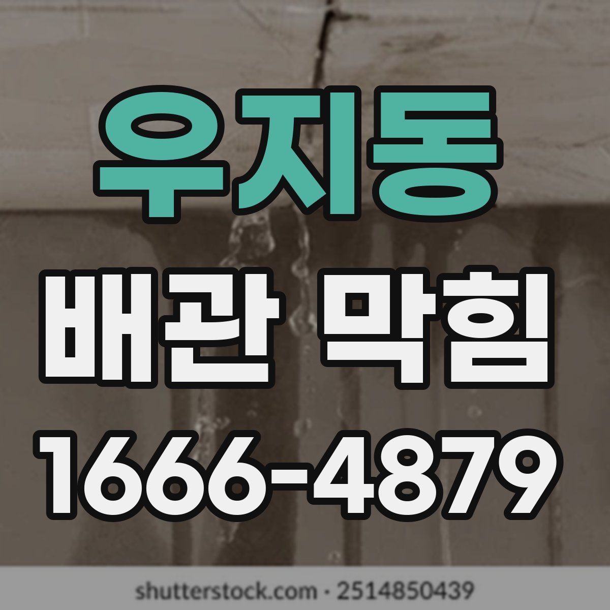 우지동 배관 막힘