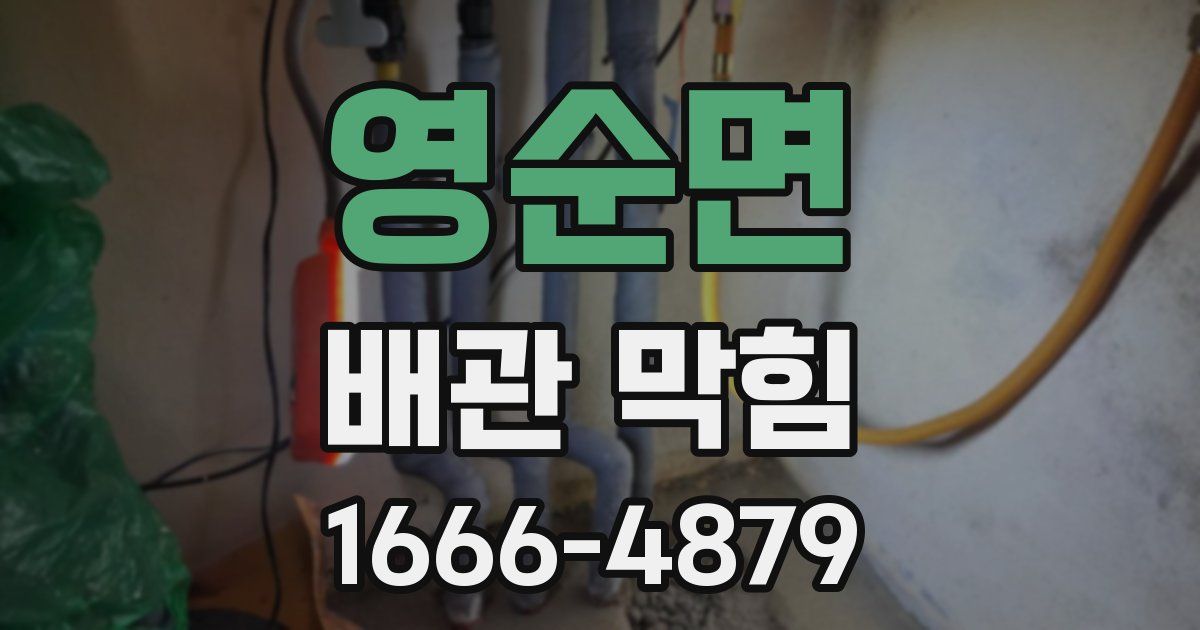 영순면 배관 막힘