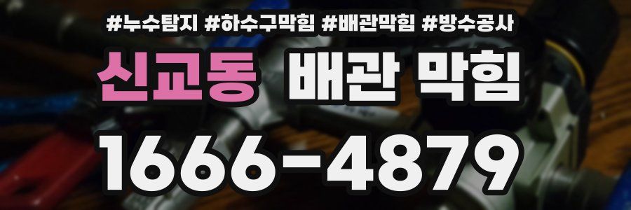신교동 배관 막힘