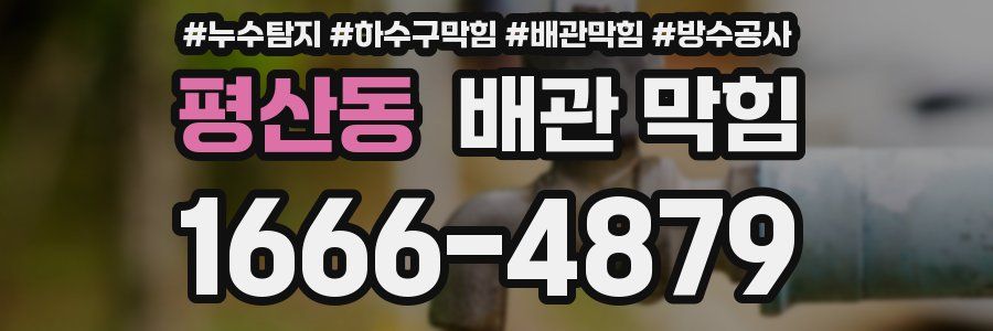 평산동 배관 막힘