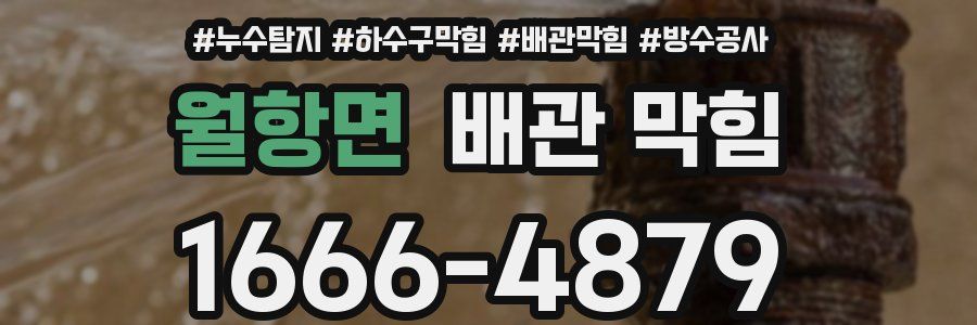 월항면 배관 막힘