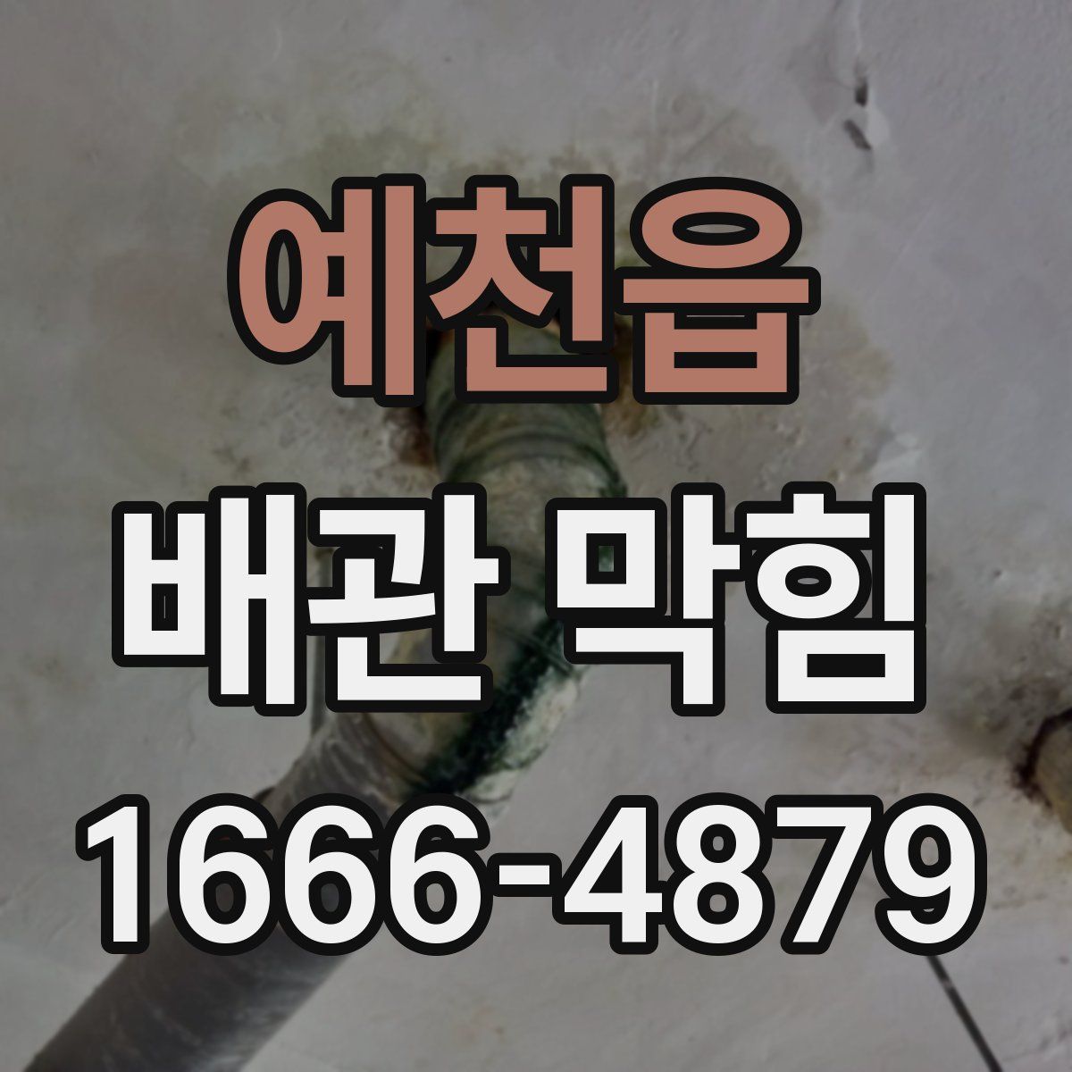 예천읍 배관 막힘