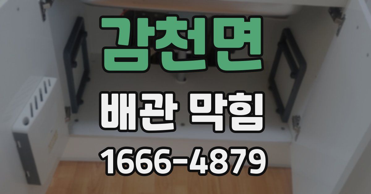 감천면 배관 막힘