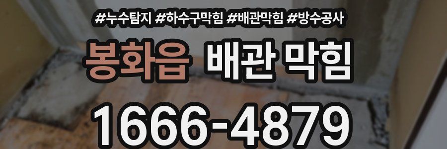 봉화읍 배관 막힘