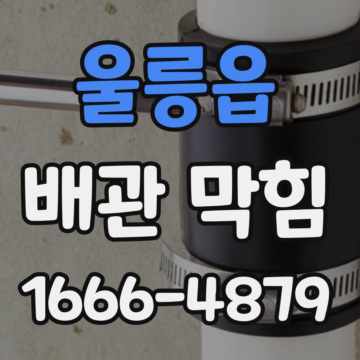 울릉읍 배관 막힘