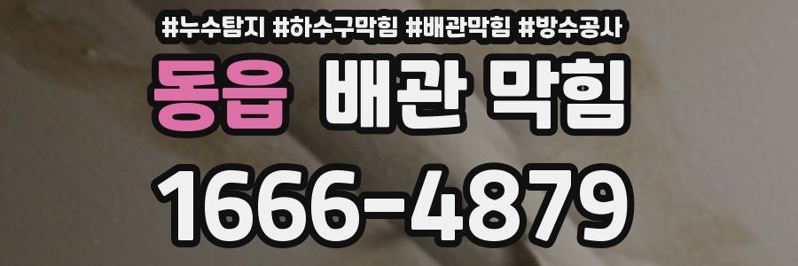 동읍 배관 막힘