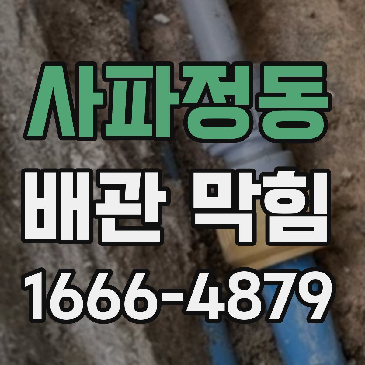 사파정동 배관 막힘