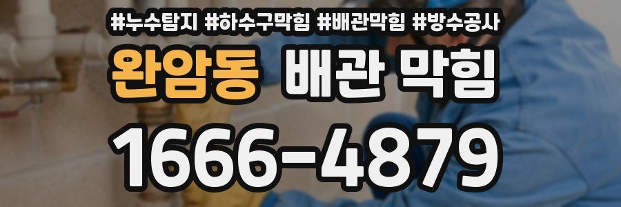 완암동 배관 막힘