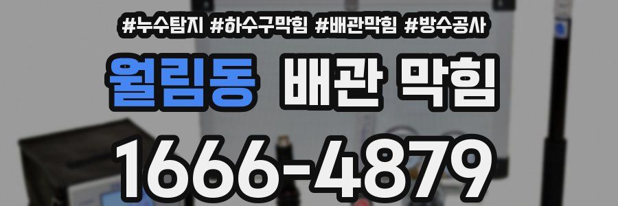 월림동 배관 막힘