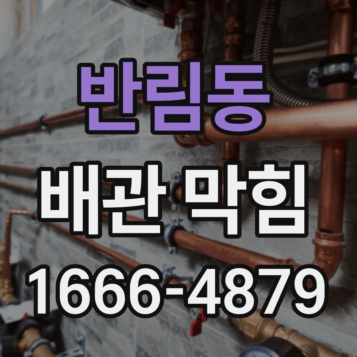 반림동 배관 막힘