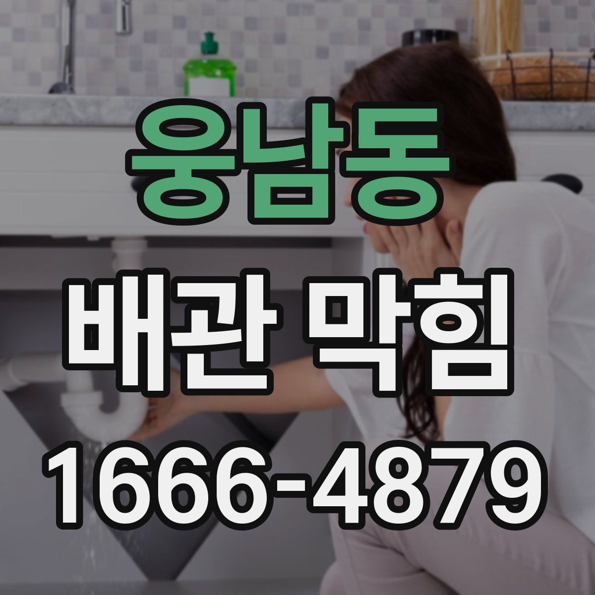 웅남동 배관 막힘