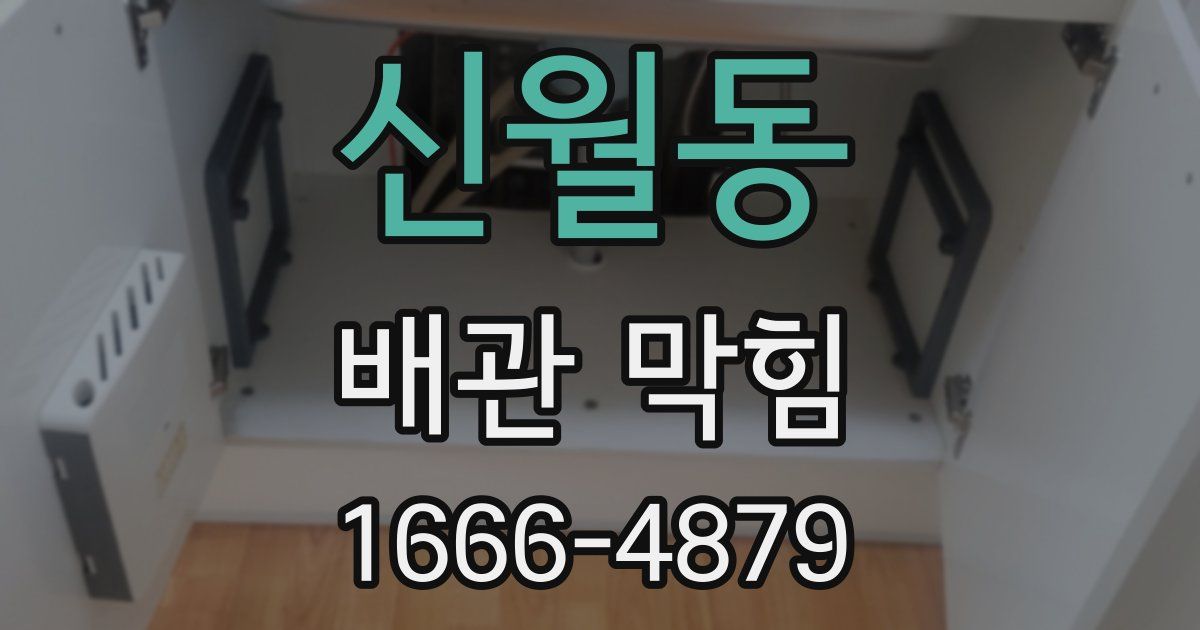 신월동 배관 막힘