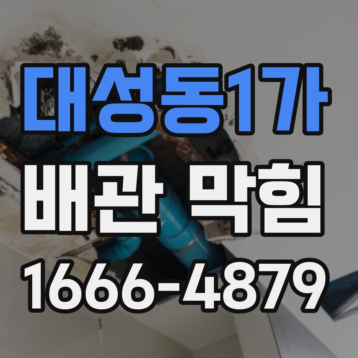 대성동1가 배관 막힘